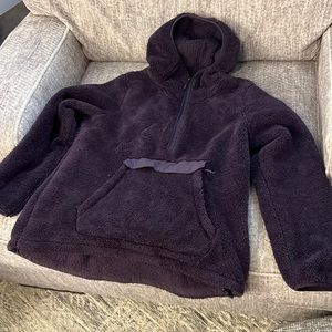 Cozy purple The North Face Quarter Zip Hoodie